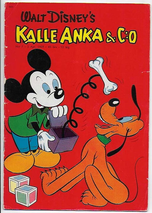 Kalle Anka & C:O 1959 Nr 7 FR/GD