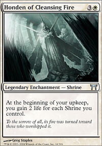 MTG Champions of Kamigawa - Honden of Cleansing Fire