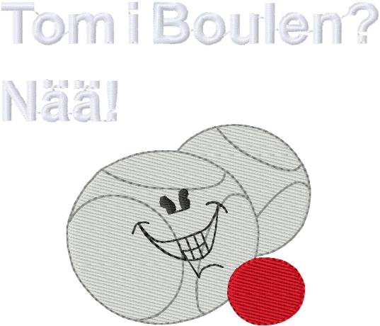 Boulehandduk frotté med brodyr - 4