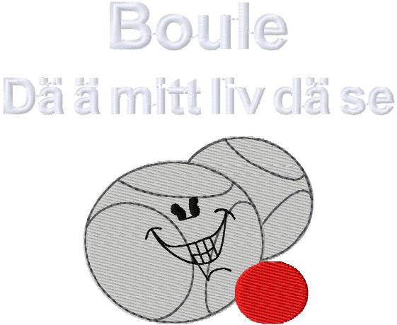 Boulehandduk velour med brodyr - 4