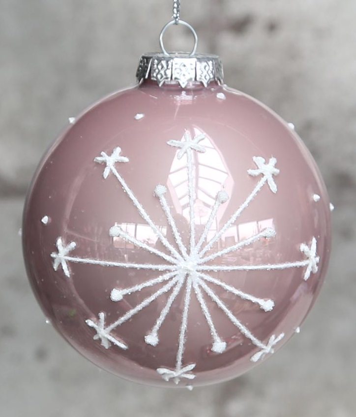 Dekoration julkula Snöflinga 2-pack