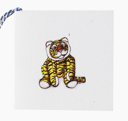Dubbelt paketkort - Tiger - 3