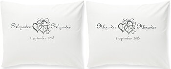 Örngott slätt Gaybröllop 2-pack