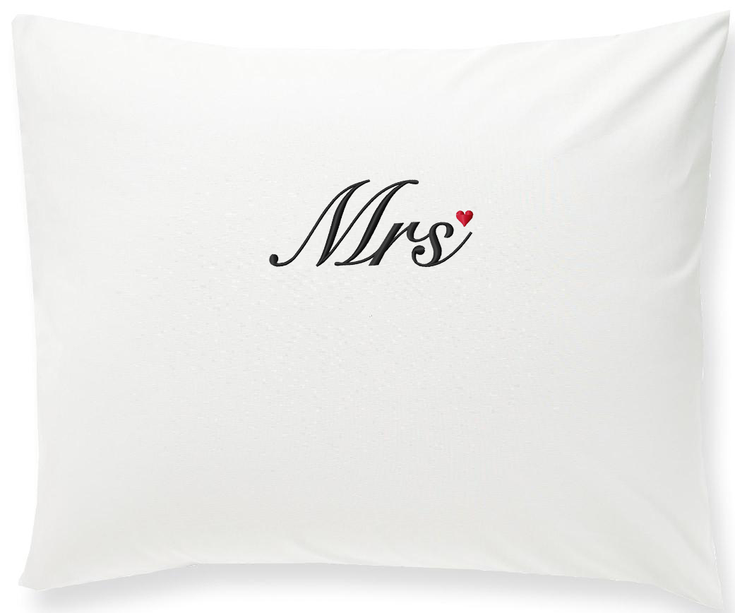 Örngott slätt Mr / Mrs 2-pack - 4
