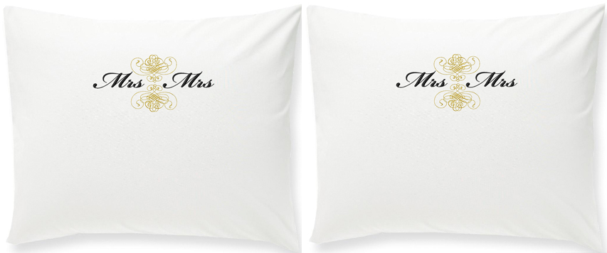 Örngott slätt Mr & Mr / Mrs & Mrs Johansson swagtop 2-pack - 3