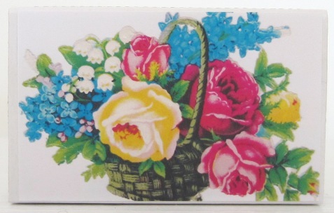 Tändsticksask Blomkorg