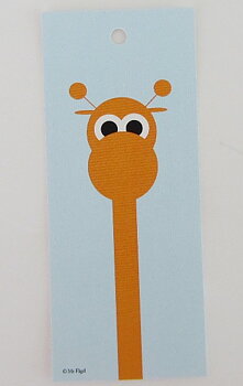 Bokmärke/Paketkort - Giraff