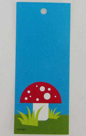 Bokmärke/Paketkort - Svamp - 2