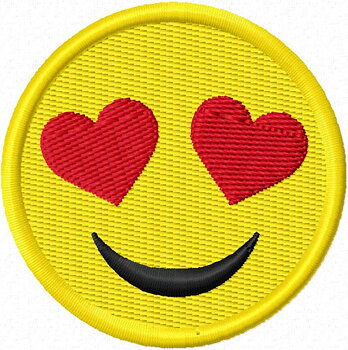 Märke Emoji hjärtan