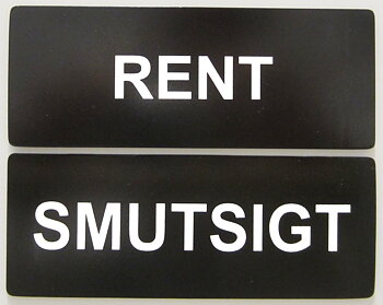 Rent Smutsigt sv/v