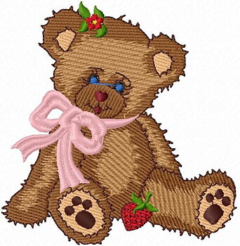 Nalle sittande