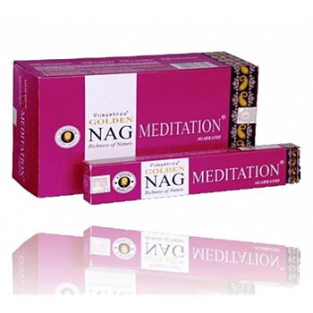 Incense Golden Nag Meditation -- 15 G