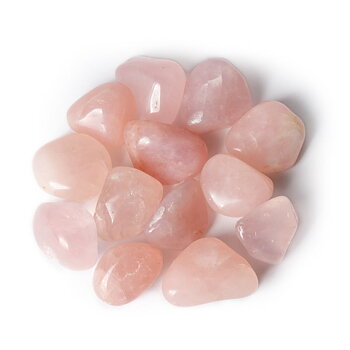 Rose Quartz Tumbled Stones A Quality -- 3X4Cm; ±500G