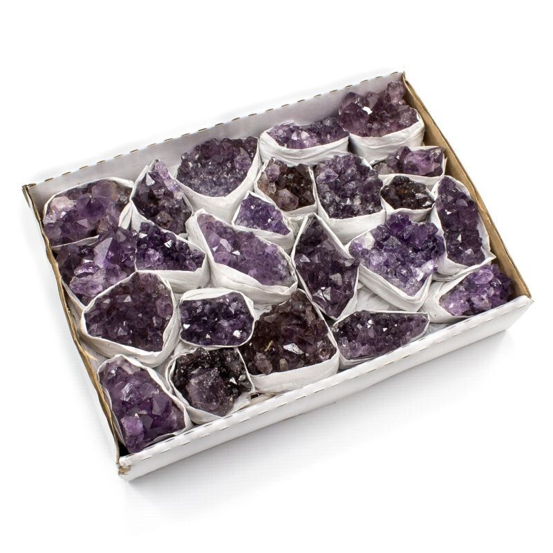 Power Box 2 Amethyst Druses Healing ±800-1200 Gr.