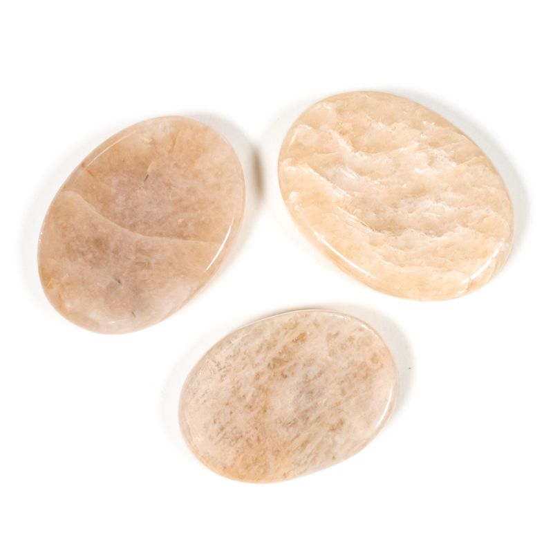 Worry Stones Moonstone -- 3.5-4.5 Cm