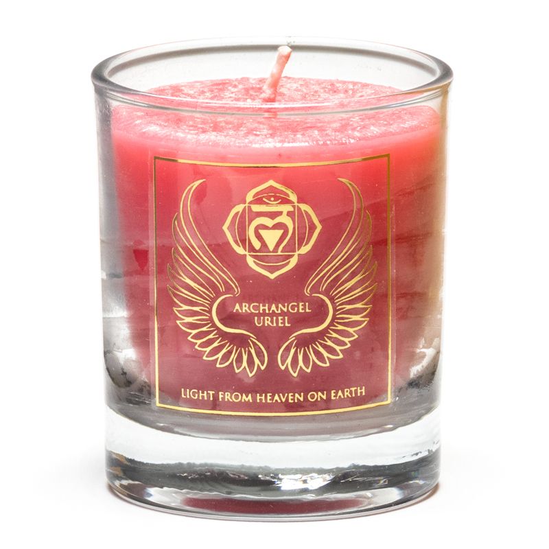 Scented Votive Candle Archangel Uriel Chakra 1
