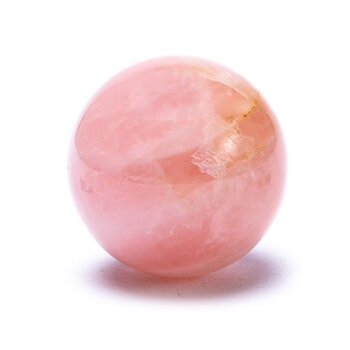 Feng Shui Rose Quartz Sphere -- 4 Cm