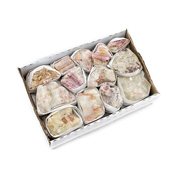 Rough Pink Tourmaline In A Box -- ±600-800G