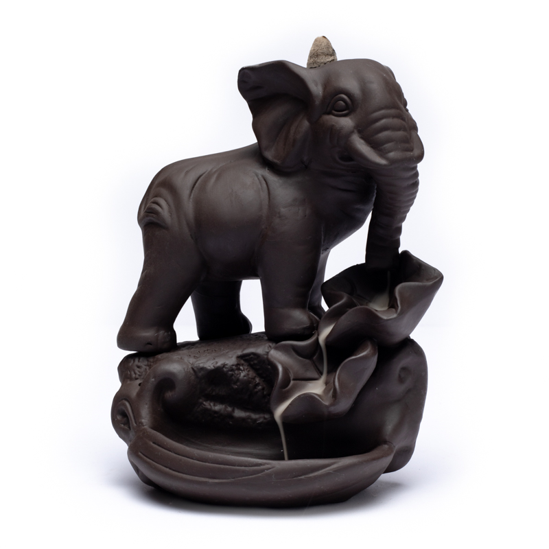 Backflow Incense Burner Elephant