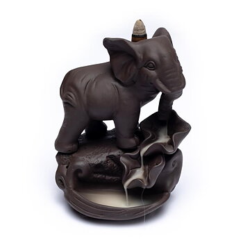 Backflow Incense Burner Elephant