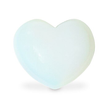 Opalite Heart Worry Stones -- 2.5X2.5 Cm