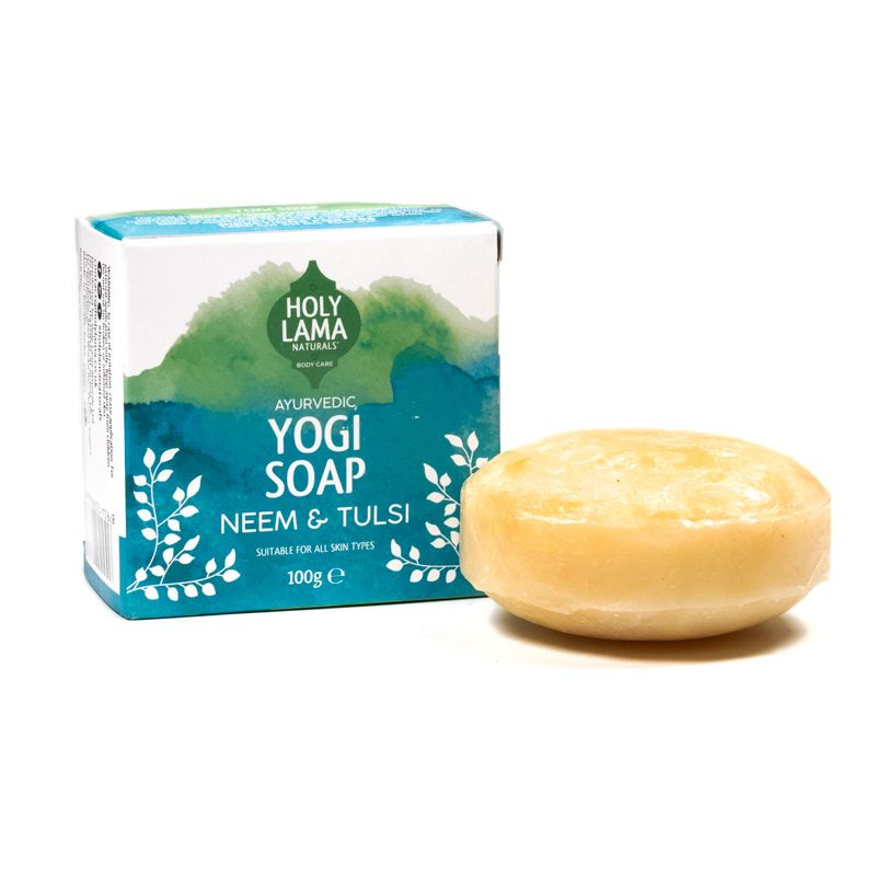 Holy Lama Neem & Tulsi tvål Yogi -- 100 G