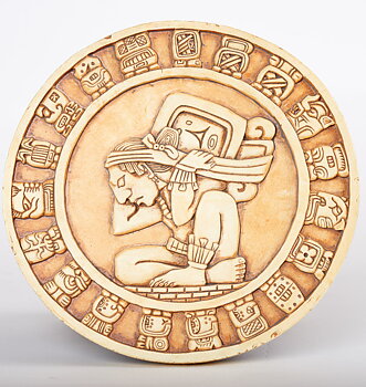 Wall Plaque 27 Cm: Maya Calendar