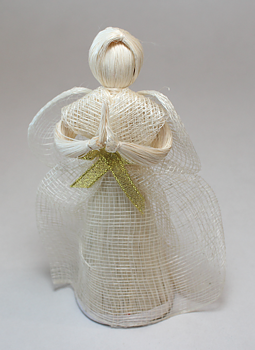 Ljus Engel - Höjd Ca 14 Cm