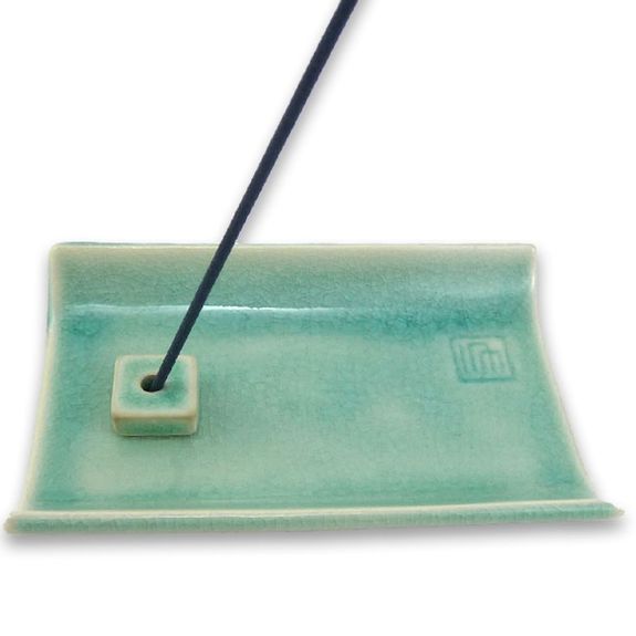 Incense Burner YUKARI GREEN/BLUE - 3