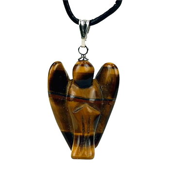 Angel Pendant Tiger Eye -- 3 Cm