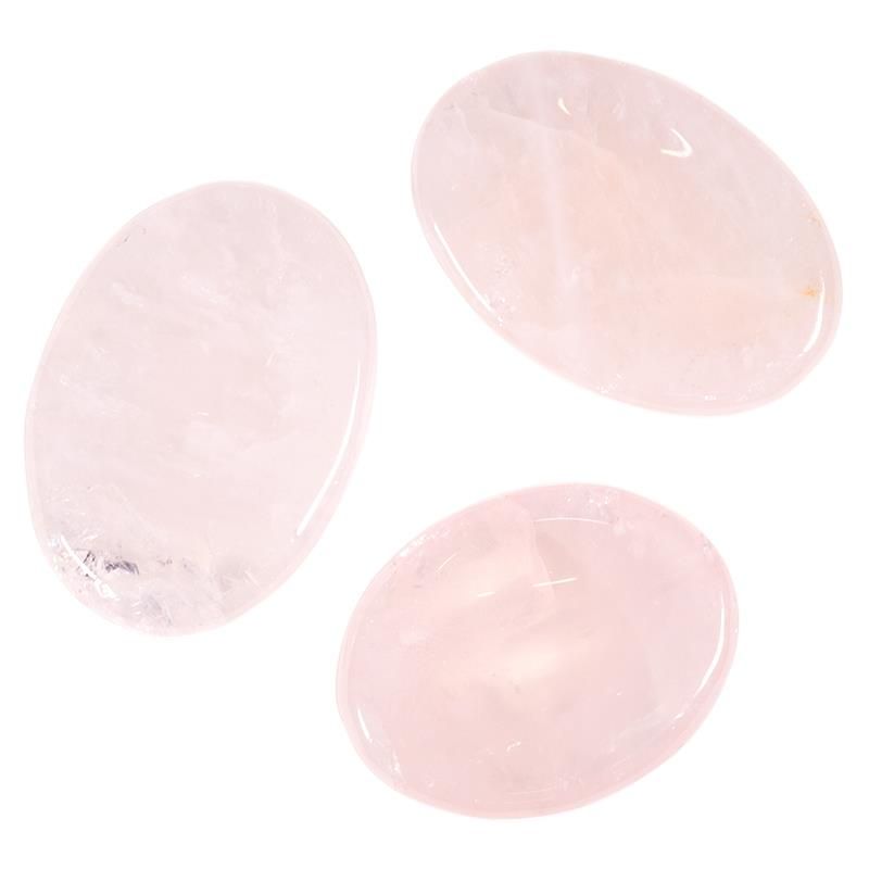 Worry Stones Rose Quartz -- 4 Cm