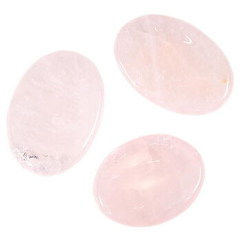 Worry Stones Rose Quartz -- 4 Cm