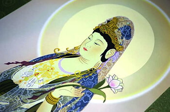 Kakejiku Scroll: Sho Kannon