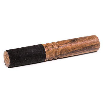 Singing Bowl Striker Black Suede -- 100 G; 17X2.8 Cm