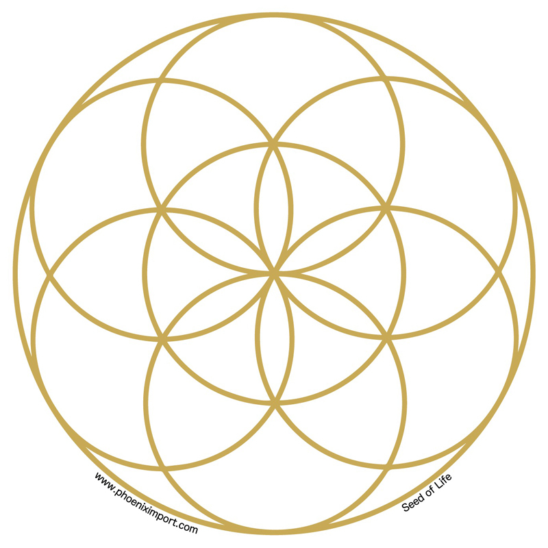 Window Sticker Seed Of Life