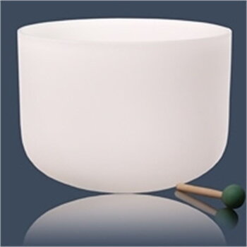Crystal Singing Bowl F#-Tone 432 Hz -- 25 Cm