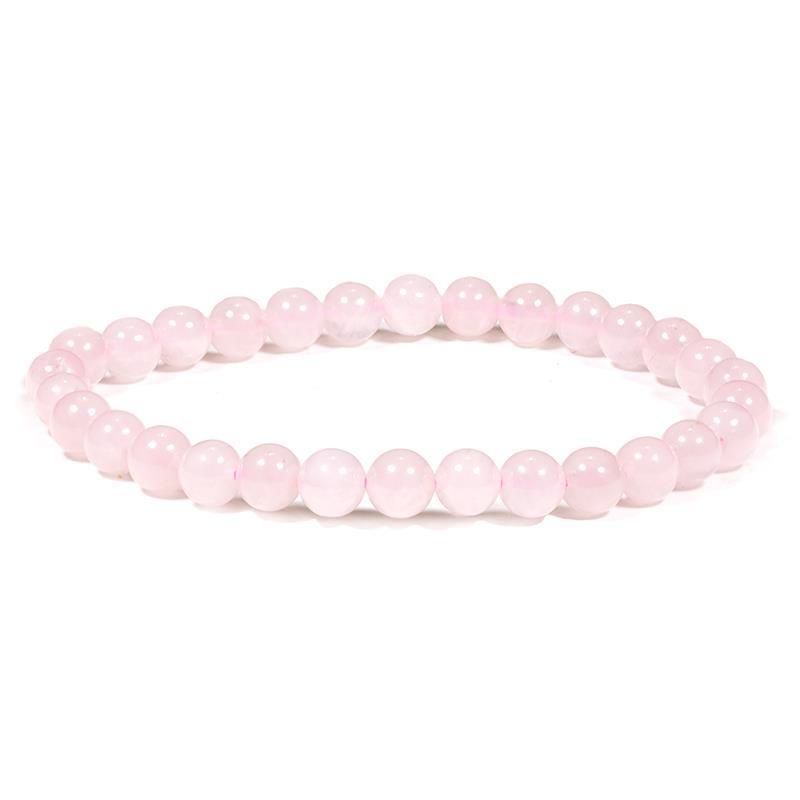 Bracelet Rose Quarz -- 19 Cm