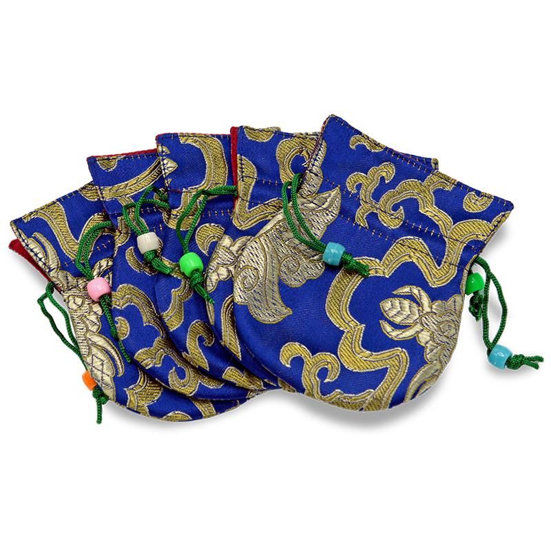 Little Brocade Bag Blue