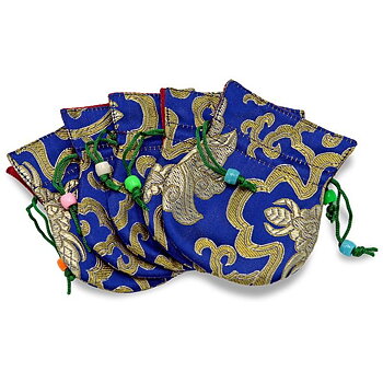 Little Brocade Bag Blue