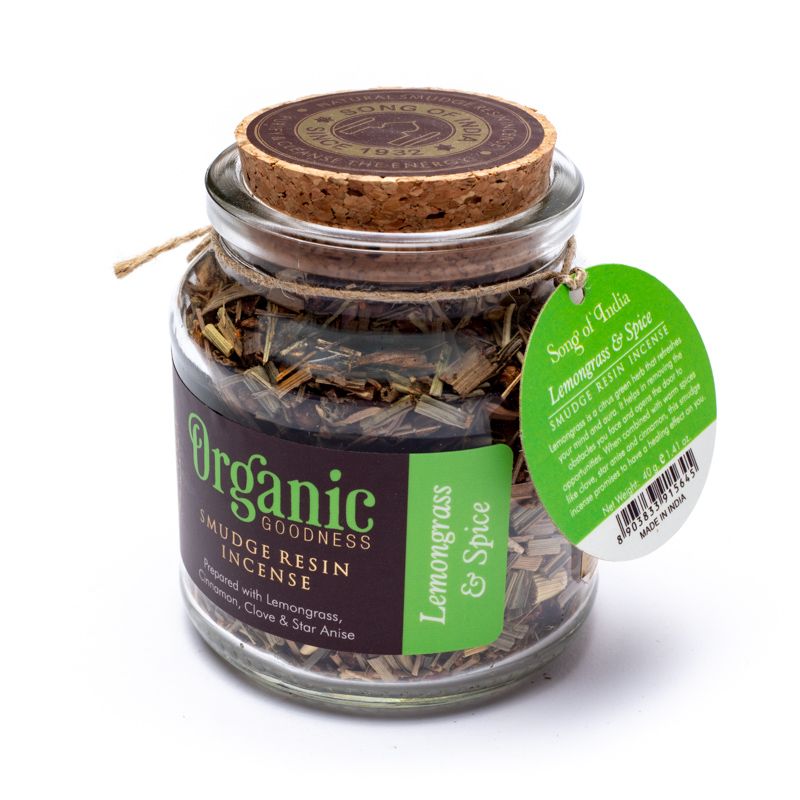 Lemongrass & Spice Smudge Resin Incense - 3
