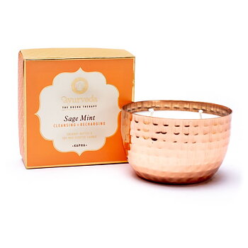 Kapha Sage Mint 2 Wick Scented Candle In Jar