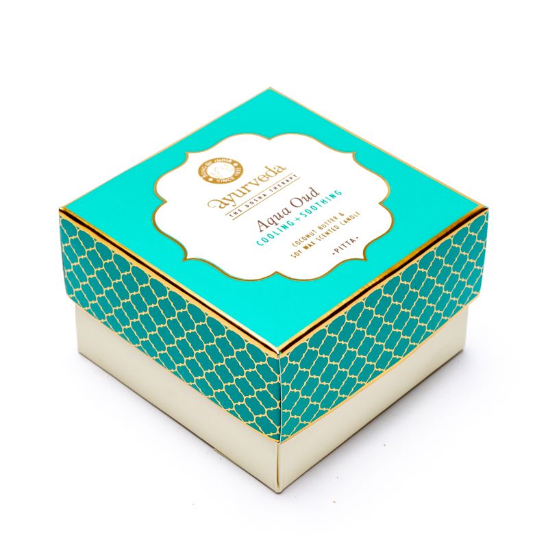 Pitta Aqua Oud 2 Wick Scented Candle In Jar - 4