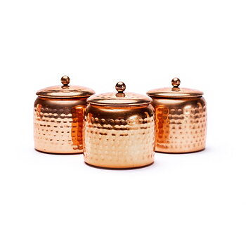 Veda Scented Candles In Jar With Lid Set Of 3