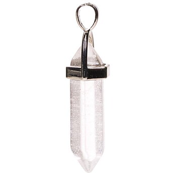 Pendant Rock Crystal -- 4 Cm  5 Stk.