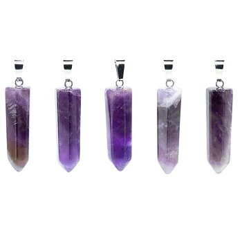 Pendant Amethyst Facet Cut  5 Stk.