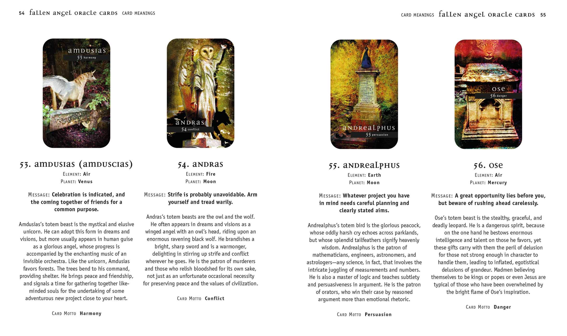 Fallen Angel Oracle Cards - 3