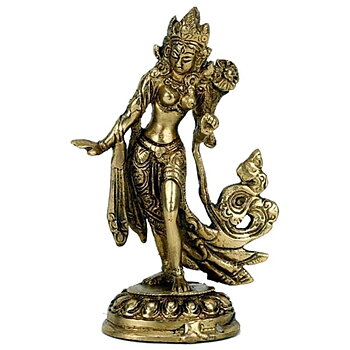 Green Tara Dancing -- 13 Cm