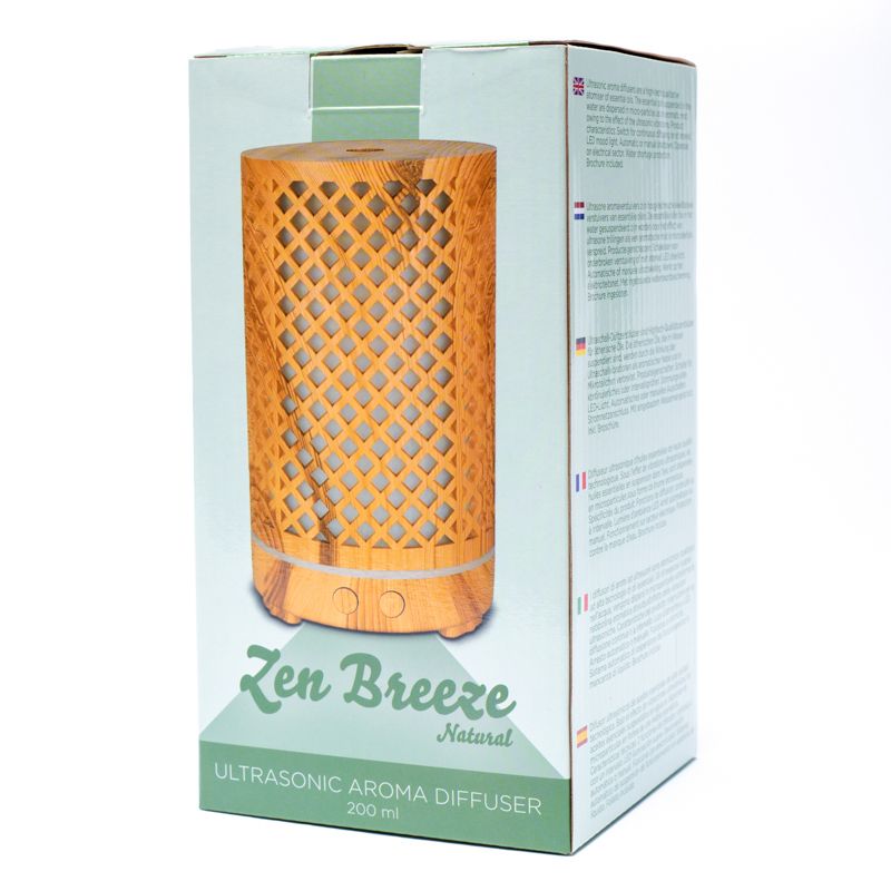 Ultrasonic Aroma Diffuser Zen Breeze Natural -- 200Ml; 250G - 3