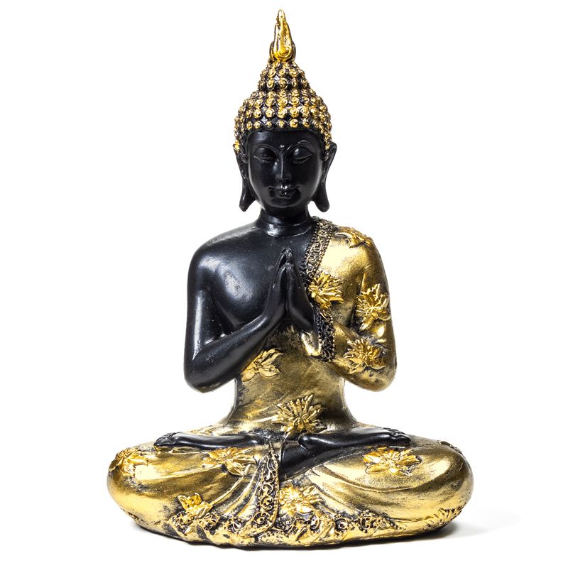 Praying Buddha Antique Finish Thailand -- 580G; 15.5X9X22Cm