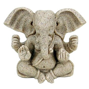 Ganesh Statue Sand Resin -- 8 Cm